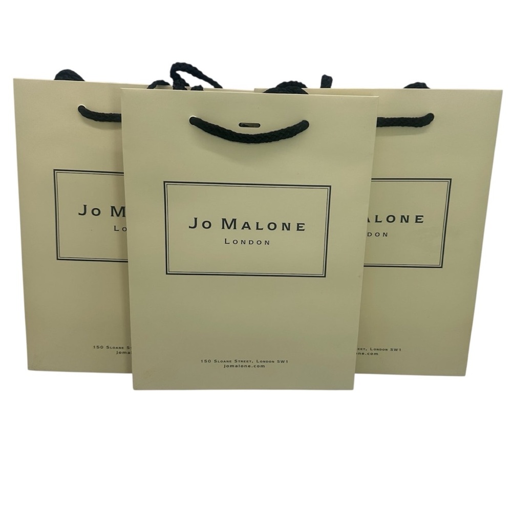 Jo Malone London 9” paper shopping bags Set of 3